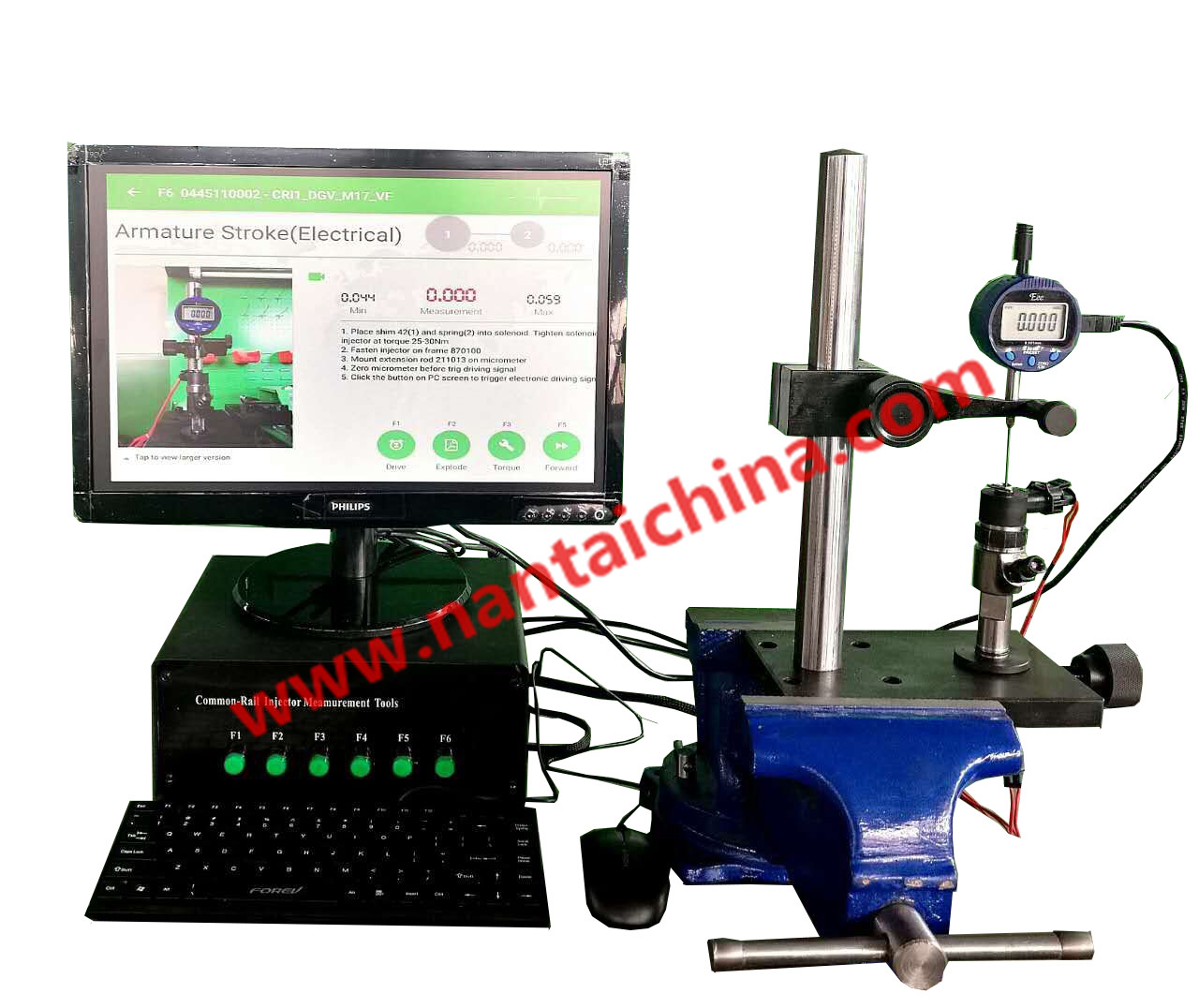 One of Hottest for Common Rail Pressure Tester Price - CRM100(CR3C) common rail injector stage 3 tools – Taian Nantai